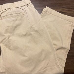 Lands End Women’s 16 Petite Mid Rise Khaki Pants